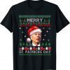Anti Biden Merry St. Patricks Day Ugly Christmas T-Shirt