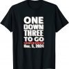 Anti Biden Political Christmas Tee One Down Go Sport Chant Gift Shirt