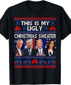 Anti-Biden This Is My Christmas Xmas Ugly Sweater Classic Shirt