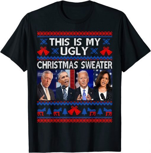 Anti-Biden This Is My Christmas Xmas Ugly Sweater Classic Shirt