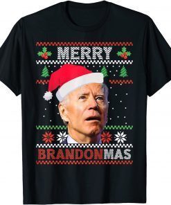 Anti Biden Ugly Christmas Sweater Merry Brandonmas Brandon Classic Shirt