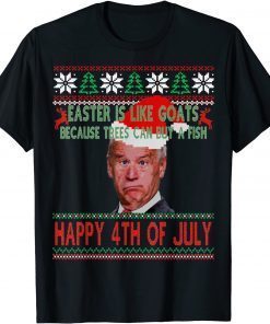 Anti Joe Biden Easter Happy 4th Of July Ugly Christmas Classic Shirt