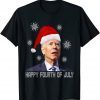 Anti Joe Biden Happy 4th of July Biden Merry Christmas Gift Shirt