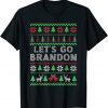 Anti Joe Biden Lets Go Branson Brandon Ugly Christmas Unisex T-Shirt