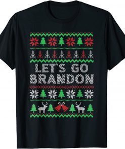 Anti Joe Biden Lets Go Branson Brandon Ugly Christmas Unisex T-Shirt