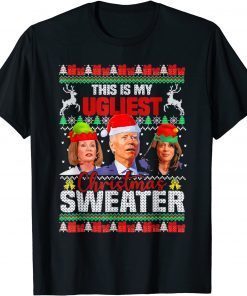 Anti Joe Biden This Is My Christmas Xmas Ugly Classic Shirt