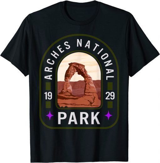 Arches National Park 1929 Moab Utah Nature Camping Hiking Gift Shirt