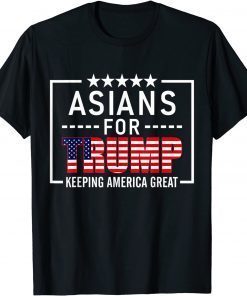 Asian Conservative Trump 2020 Election Asians For Trump Classic Shirt