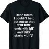 Awesome Ends With Me And Ugly Starts With U Apparel Unisex Shirt