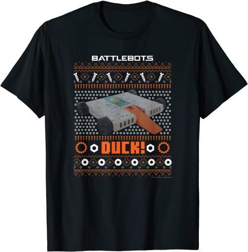 BattleBots Christmas Robot Duck! Ugly Sweater Classic T-Shirt