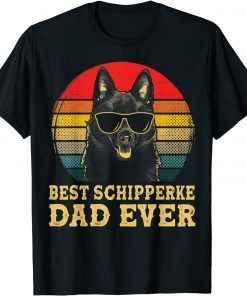 Best Schipperke Dad Ever Dog Lovers Vintage Classic T-Shirt