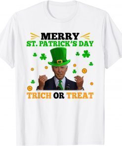 Biden Merry St.Patrick's Day Trick Or Treat Classic Shirt