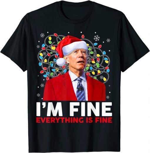 Biden Republican Christmas Santa Hat Costume For Xmas Classic Shirt