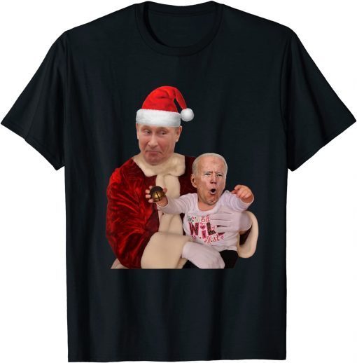 Biden and Putin Santa Christmas Gift Shirt