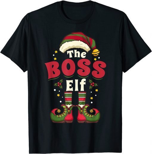 Boss Elf Christmas Matching Family Classic Shirt