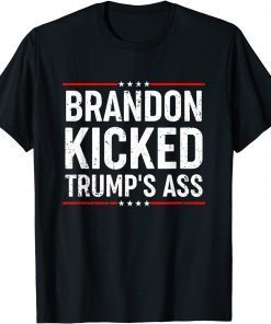 Brandon Kicked Trump's Ass Conservative US Flag Classic Shirt