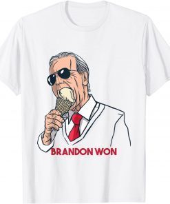 Brandon Won Biden Eating Ice Cream, Merica 2022 Shirt