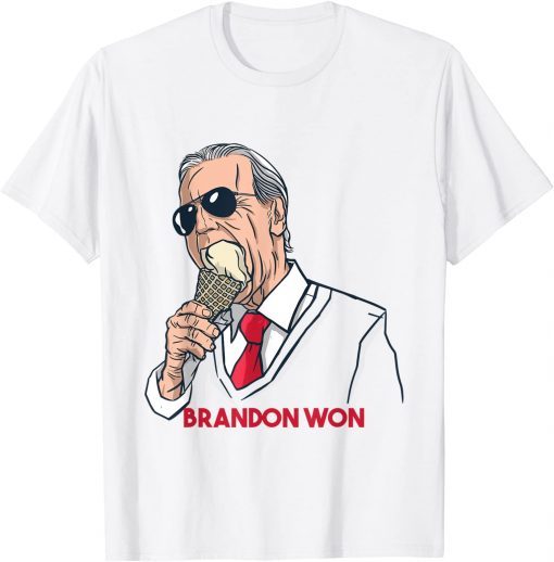 Brandon Won Biden Eating Ice Cream, Merica 2022 Shirt