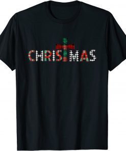 Buffalo Plaid Christmas God Jesus Cross Christian Xmas Classic Shirt