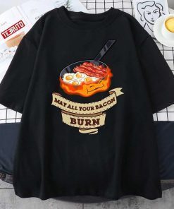 Calcifer May All Your Bacon Burn Ghibli Classic Shirt