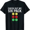 Check Out My Six Pack Funny Pickleball Gift Shirt