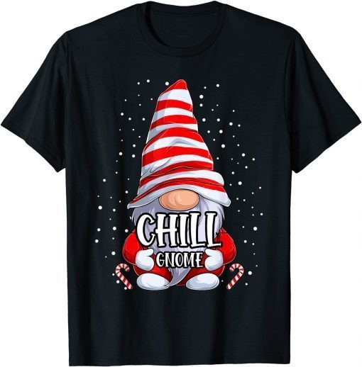 Chill Gnome Christmas Pajamas Matching Family Group Unisex Shirt