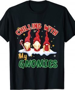 Chillin With My Gnomies Christmas Pamajas Family Xmas Classic Shirt