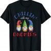 Chillin With My Gnomies Garden Gnomes Christmas Cute Classic Shirt