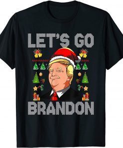 Christmas 2022 Let's Go Branson Brandon Santa Trump Classic Shirt