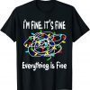 Christmas 2022 Lights Tee It's Fine Everything is Fine Classic T-Shirt