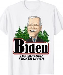 Christmas Biden The Quicker Upper Xmas Tree Pajamas Classic Shirt