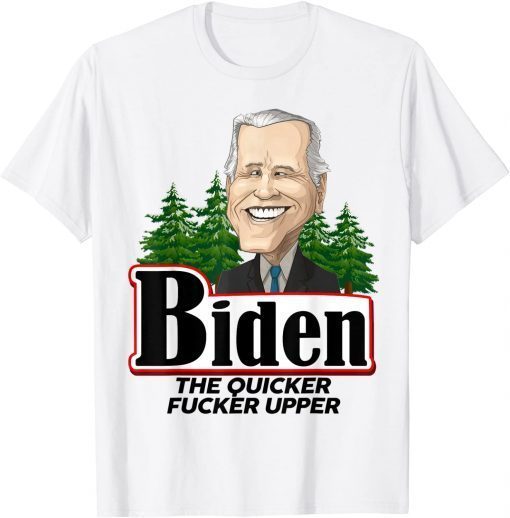 Christmas Biden The Quicker Upper Xmas Tree Pajamas Classic Shirt