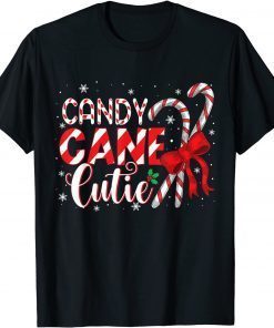 Christmas Candy Cane Cutie Girls Xmas Pajama Classic Shirt