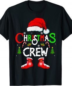 Christmas Crew Xmas Squad Santa Family Pajamas 2022 Classic T-Shirt