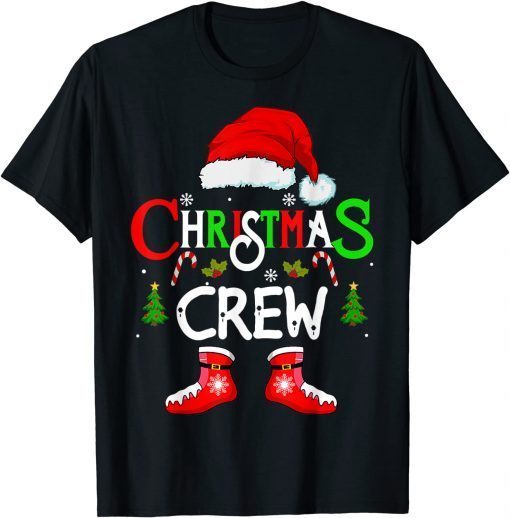 Christmas Crew Xmas Squad Santa Family Pajamas 2022 Classic T-Shirt