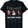 Christmas Dab Santa Friends Matching Family Christmas Squad Unisex Shirt