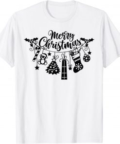 Christmas Favorites Merry Christmas Tree Light Socks Unisex Shirt