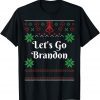Christmas Let's Go Brandon Ugly Christmas Sweater Gift Shirt