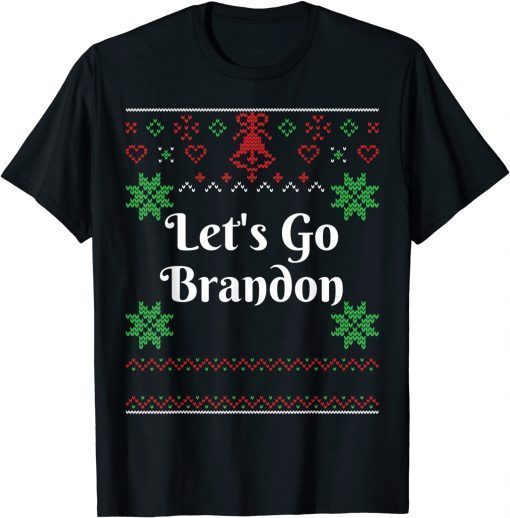 Christmas Let's Go Brandon Ugly Christmas Sweater Gift Shirt