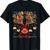 Christmas Library Red Deer Gift For Librarian And Book Lover Official Shirt