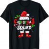 Christmas Squad Santa Hat Xmas Crew Family Pajamas Unisex Shirt