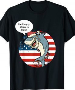 Christmas shark, I'm hungry where is Biden Unisex Shirt