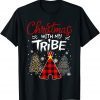 Christmas with My Tribe Family Matching Pajama Official Shirt