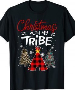 Christmas with My Tribe Family Matching Pajama Official Shirt