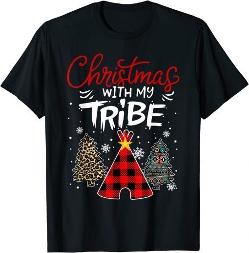 Christmas with My Tribe Family Matching Pajama Official Shirt