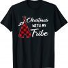 Christmas with my Tribe Family Pajamas Buffalo Plaid Classic Shirt