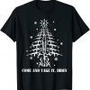 Come And Take It Biden Guns Christmas Tree Snowflakes Gift Shirt