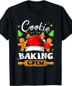 Cookie Baking Crew Christmas Santa Family Gingerbread Official Shirt