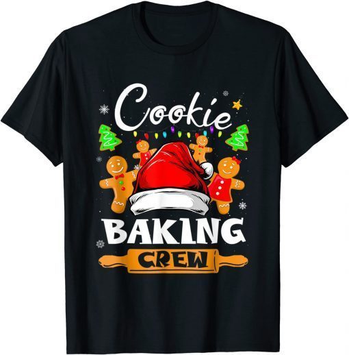 Cookie Baking Crew Christmas Santa Family Gingerbread Official Shirt