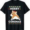 Corgi Ugly Christmas Sweater Style Merry Corgmas Santa Corgi Gift Shirt